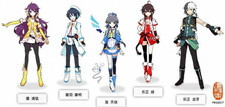 Все персонажи из аниме Анимационный проект «Vocaloid China»