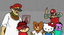 Все персонажи из аниме Taka no Tsume x Hello Kitty ga Masaka no Collab!