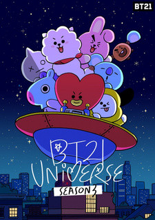 Все персонажи из аниме BT21 Universe 3 Animation